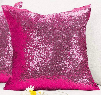 San Francisco Pillow Pink Tweed Sequins