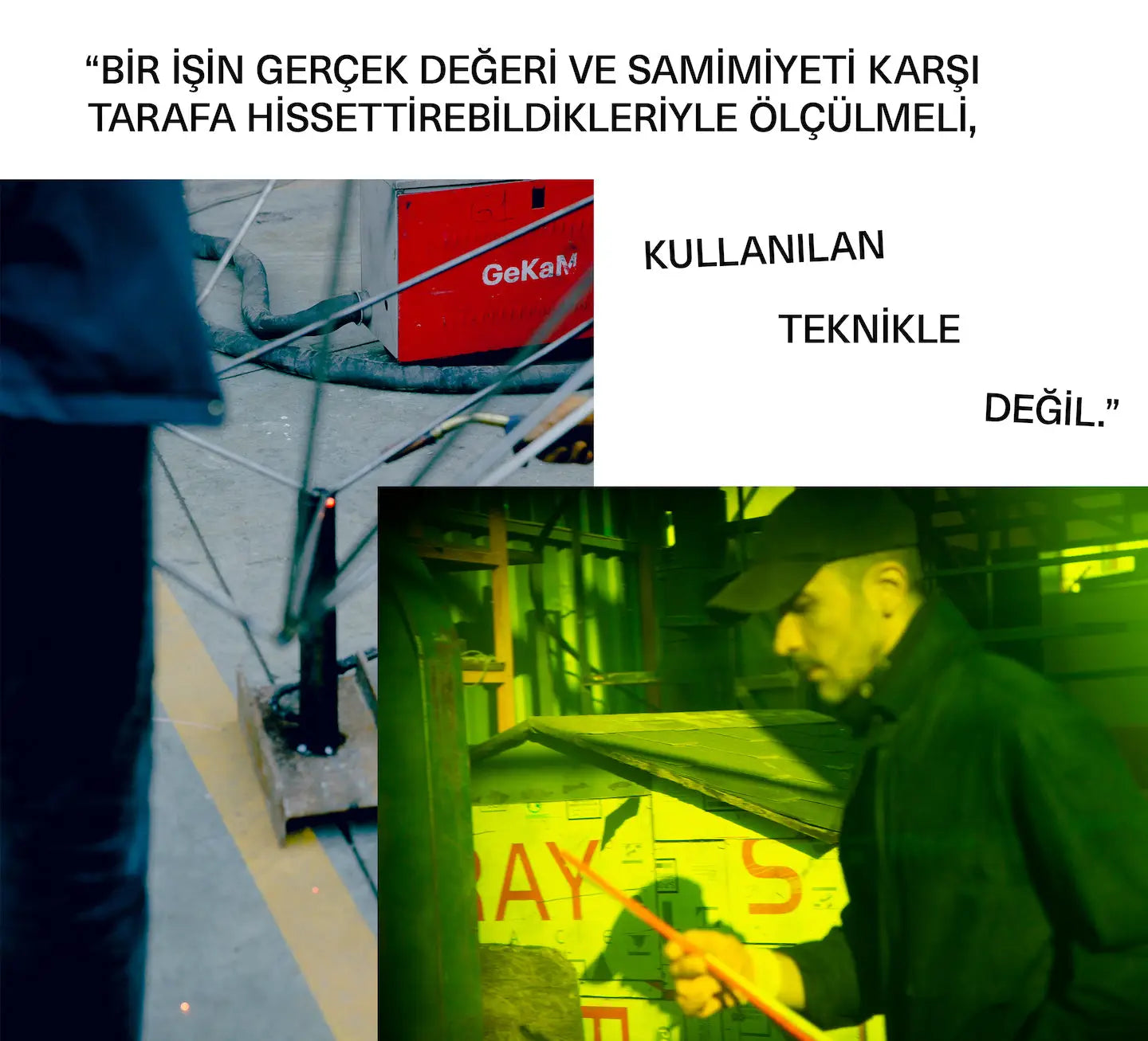 TEK YOL GÖSTERİCİ ŞEY, SANIRIM İNSANIN KENDİ İÇ SESİ OLMALI.