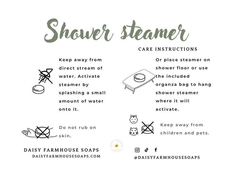 How to Use a Shower Steamer