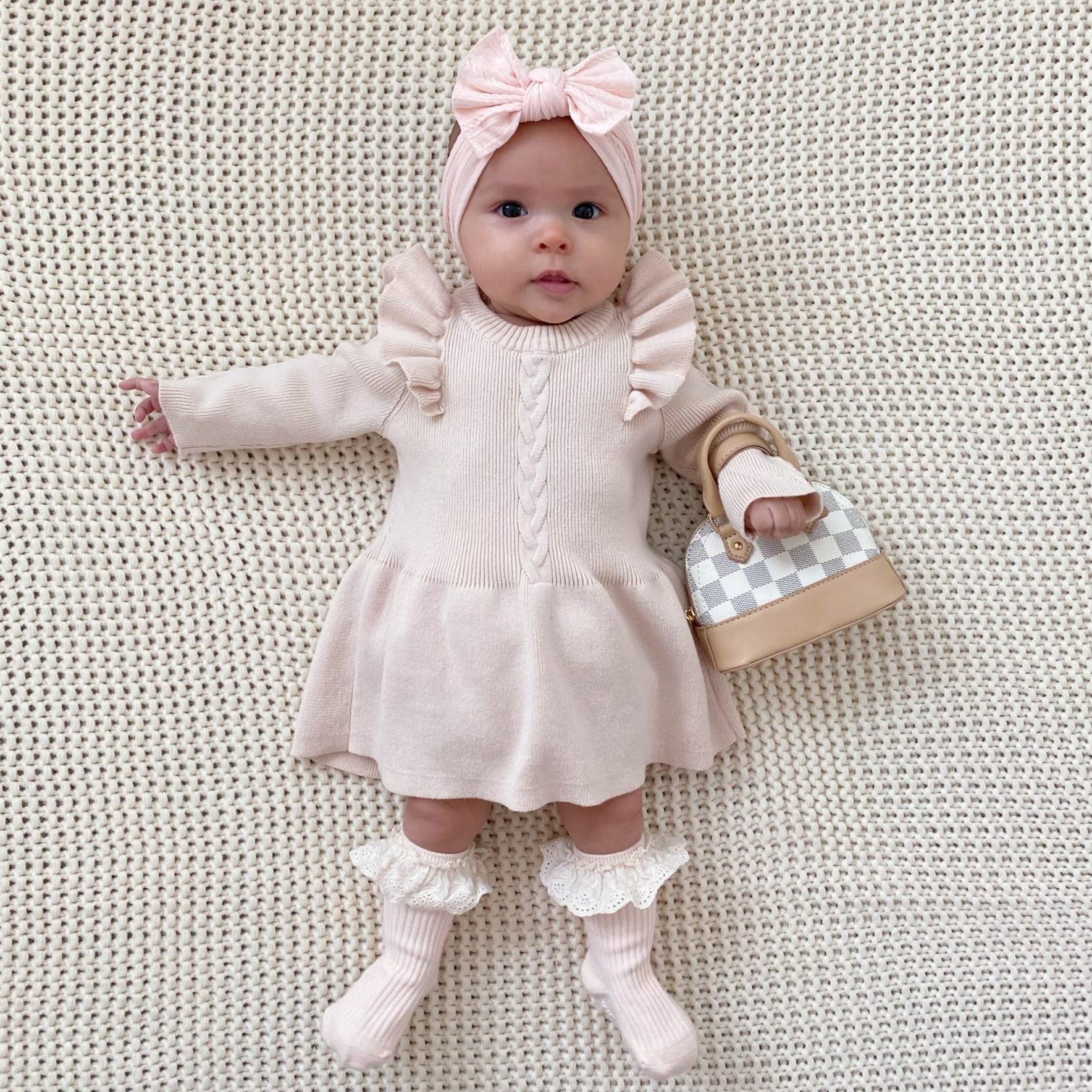 Heart Flutter Sleeve Onesie - Meadow Ivy