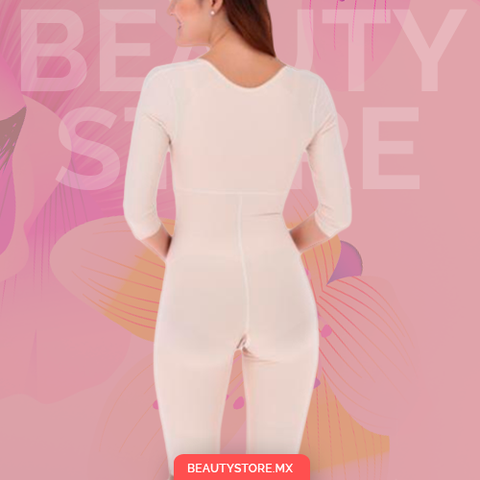 Faja Marena FBHRS2SM / Refuerzo abdominal / Mangas / Sin broches – Beauty  Store Mx