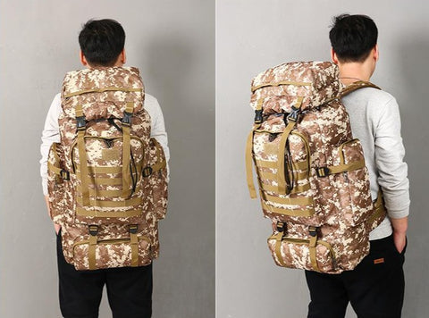 Camouflage Bushcraft Backpack Gentcreate