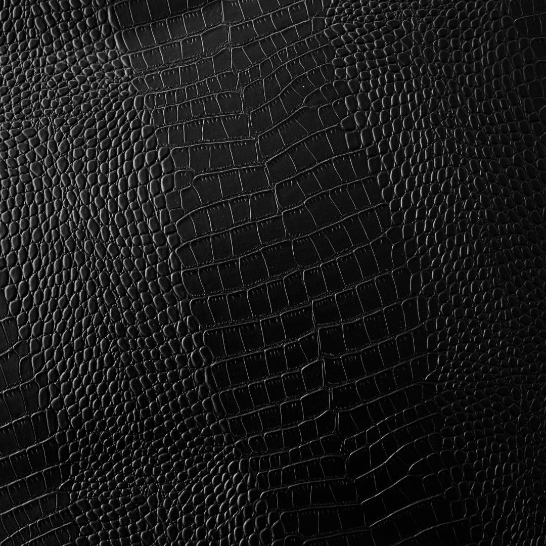Black Crocodile Leather used in passport holders by Gentcreate