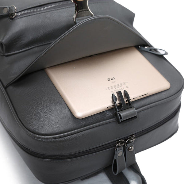 Modern Leather Backpack "Decoris" Gentcreate