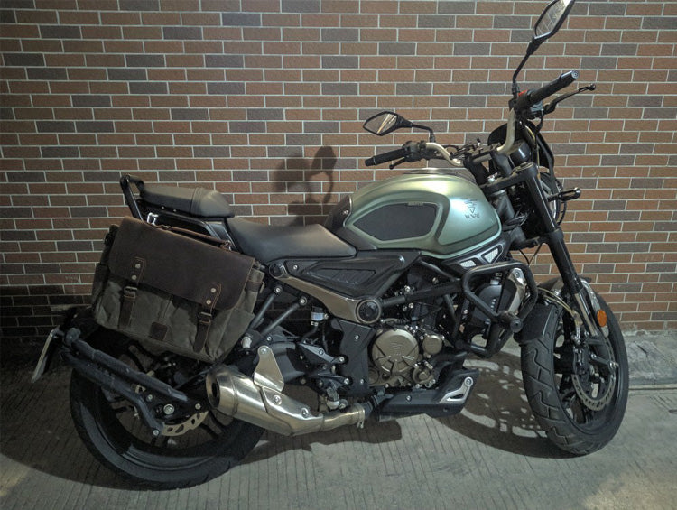 Motorcykel vaxad Canvas Bag Saluto