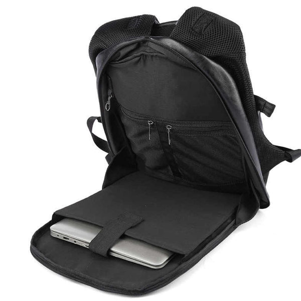 GERUCHSSICHERER RUCKSACK AUS LEDER LENIS Interieur