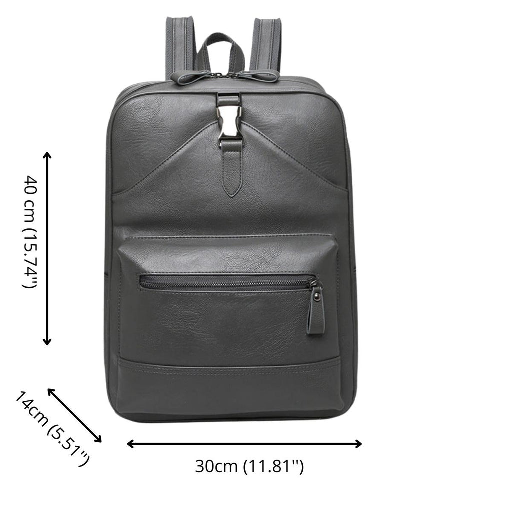 Men's and women's fashionable modern design leather backpack