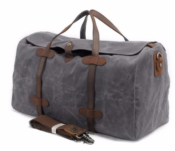 Vintage Duffle Bag Adventum Side Photo