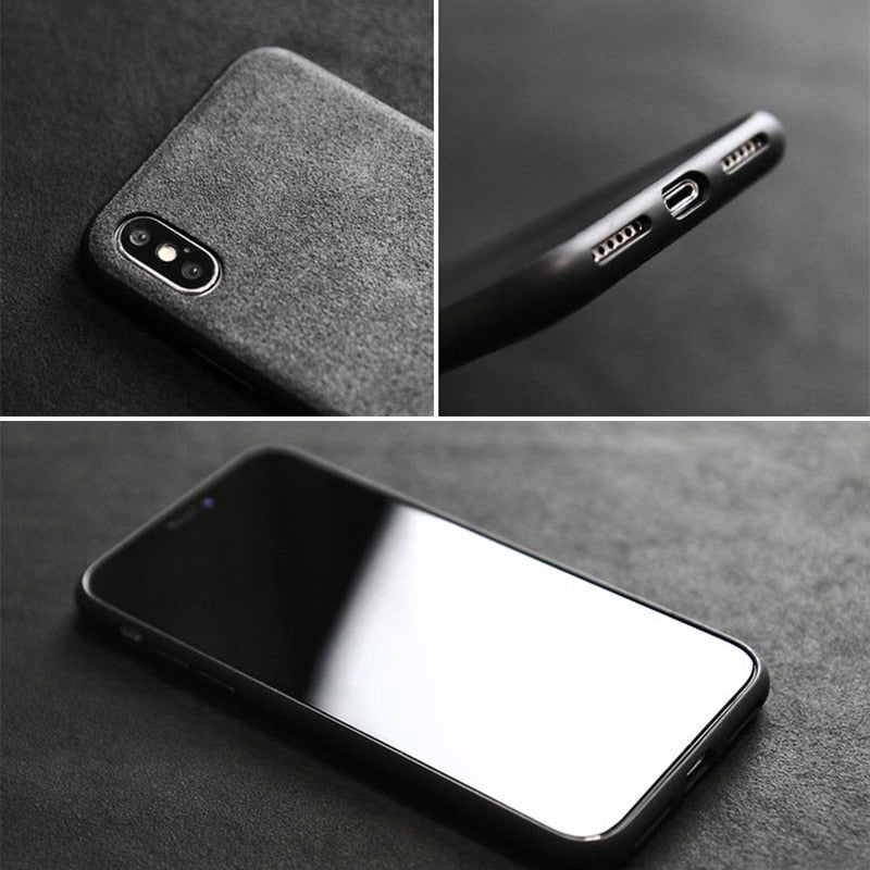 Alcantara iPhone-kotelo Gentcreate