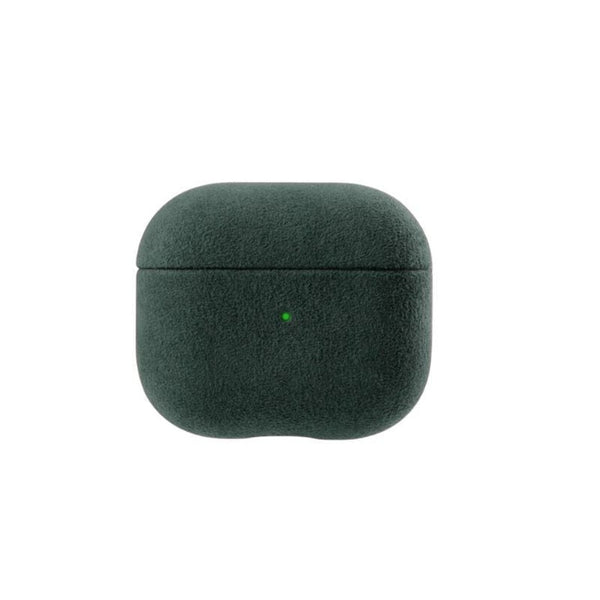 Green LV Solid Leather Airpods Case