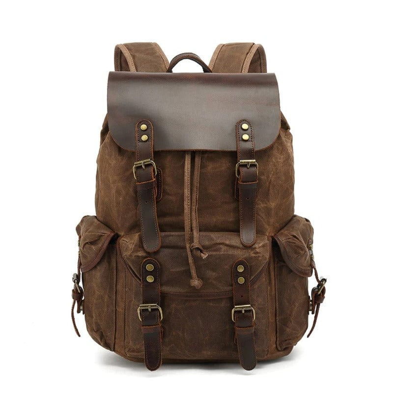 Waterproof Retro Backpack | Canvas Backpack | GENTCREATE