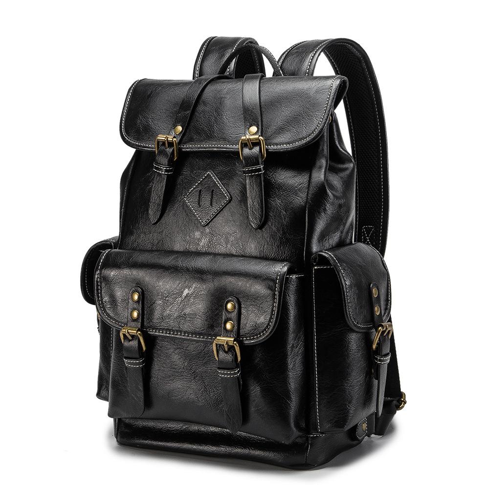 VINTAGE LEATHER BACKPACK 