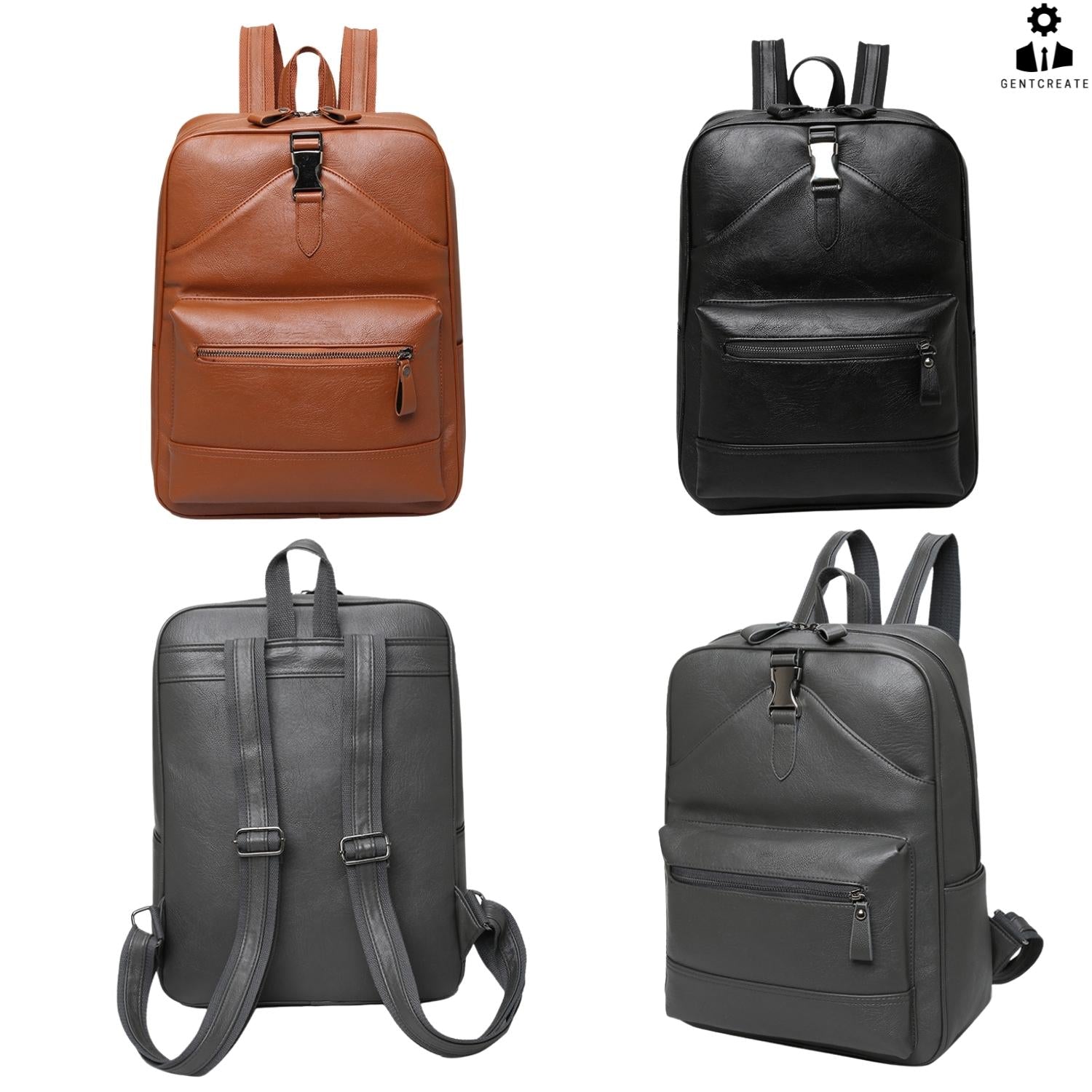 Modern Leather Backpack 