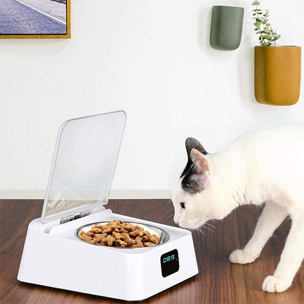 Infrared Sensor Automatically Opens Cover Cat and Dog Feeder Smart Pet ...