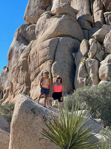 hiking in Joshua Tree