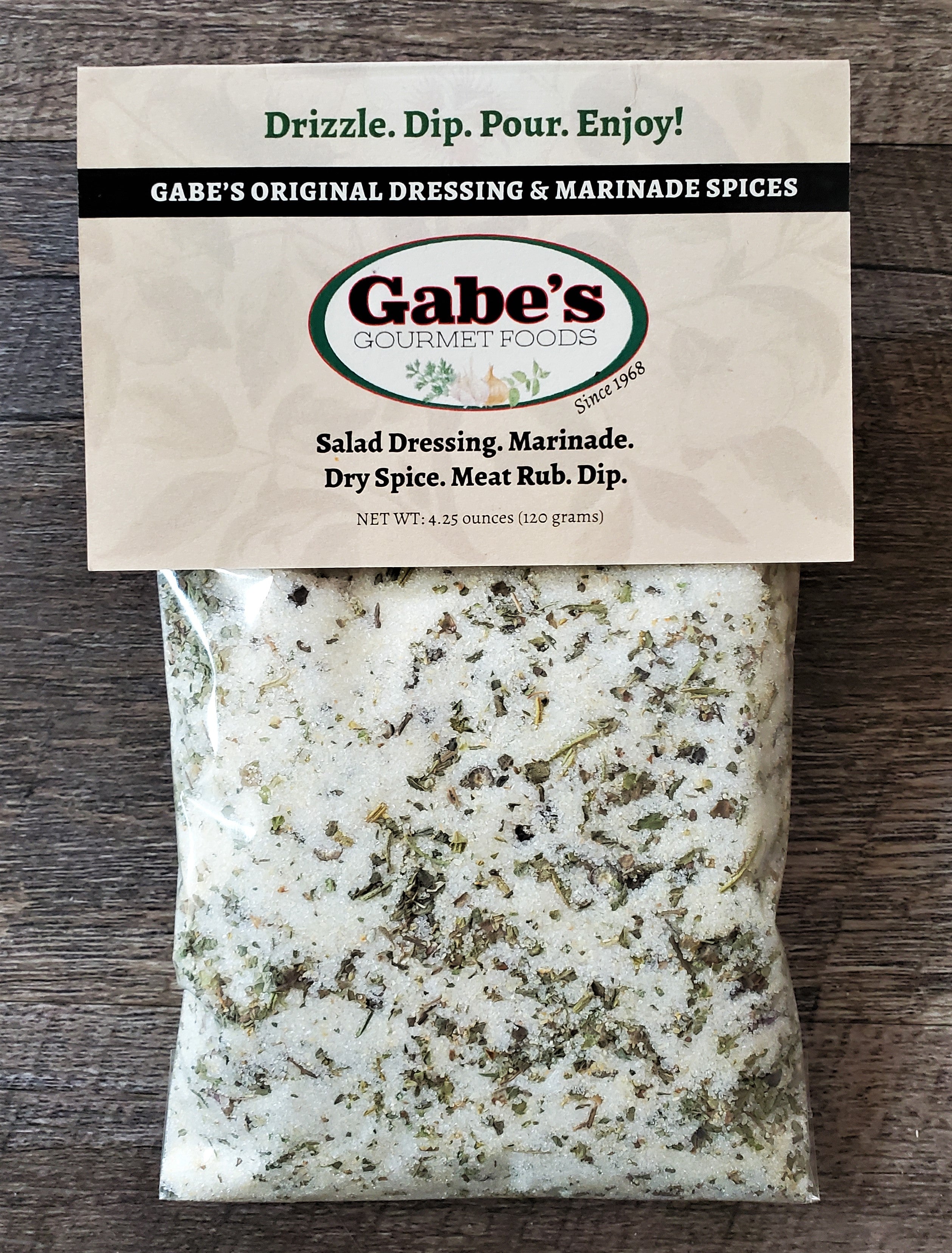 viering staking voor de hand liggend Gabe's Original Dressing & Marinade Spices Wholesale Pricing (Minimum –  Gabe's Gourmet Foods, LLC