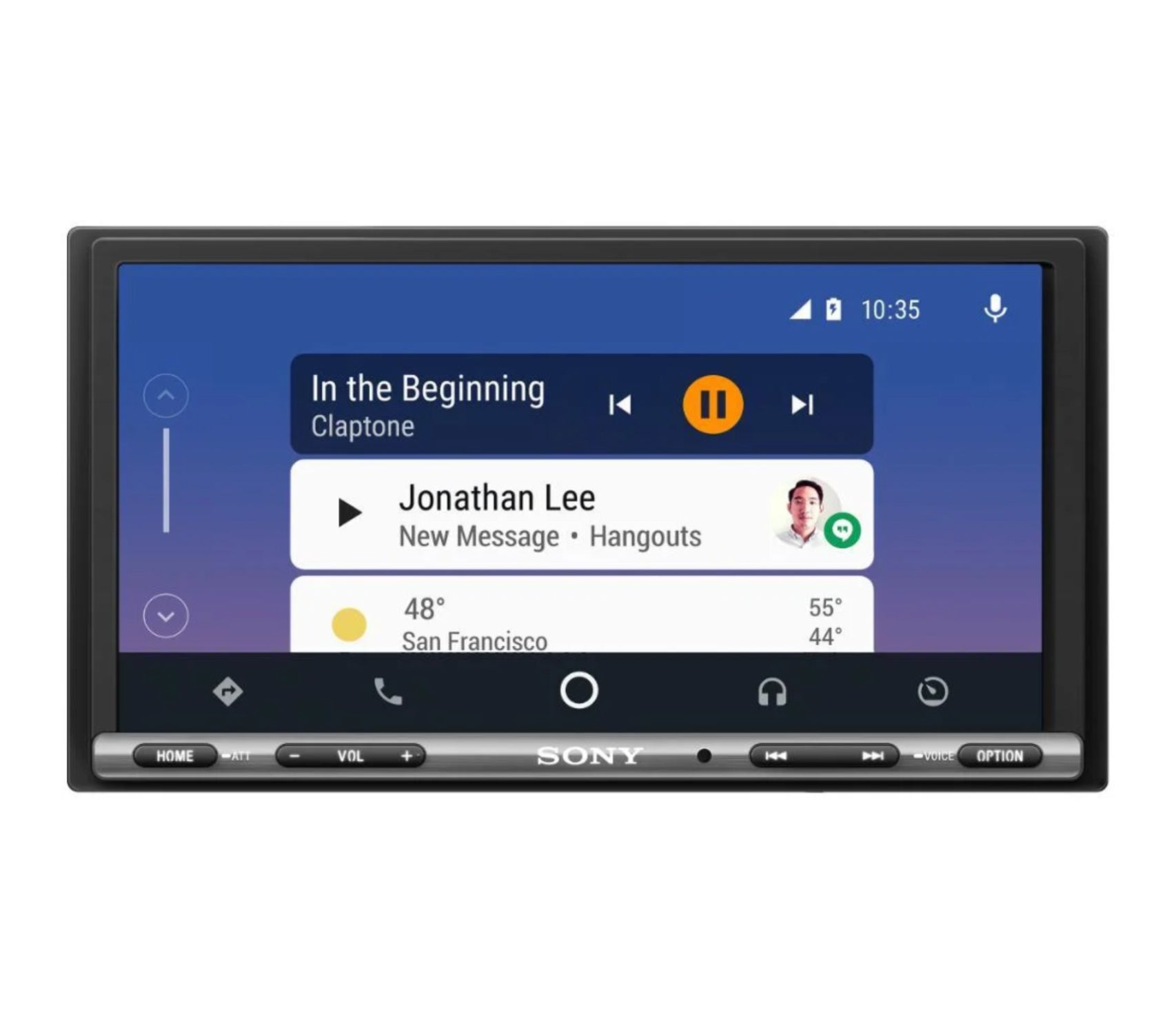 Sony XAV-AX1005DB Touchscreen with DAB Apple CarPlay & Android Auto