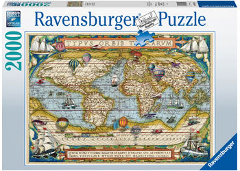 Puzzle 2000 Pieces - Mappemonde 1650 - Ravensburger - Puzzle Adultes - Des  14 Ans à Prix Carrefour