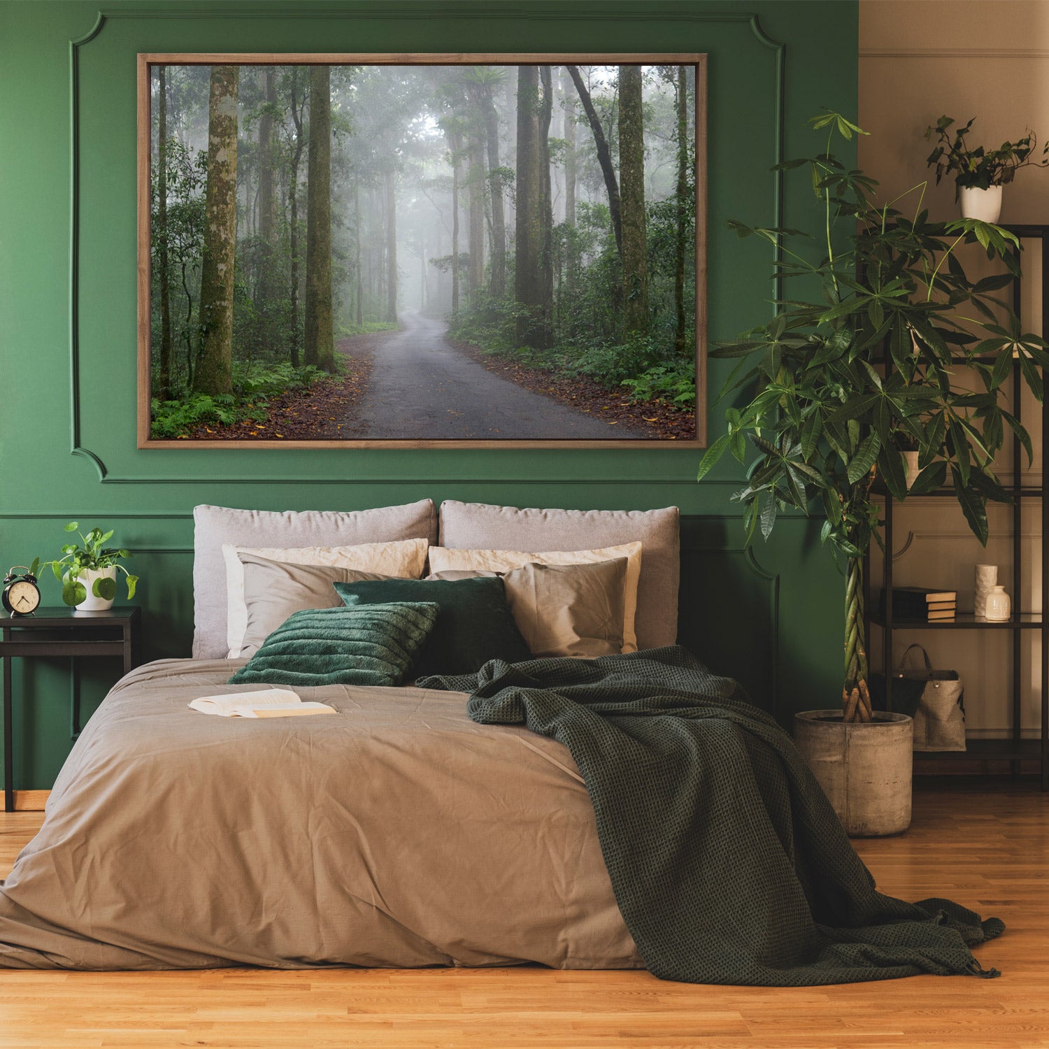 Warm home living wall art