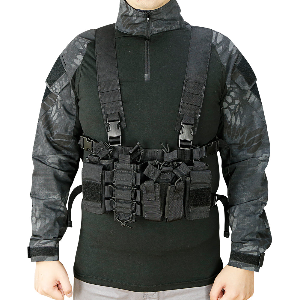 Black Stealth - Tactical Chest Rig (Dual Use) | Black-Tactical.com ...