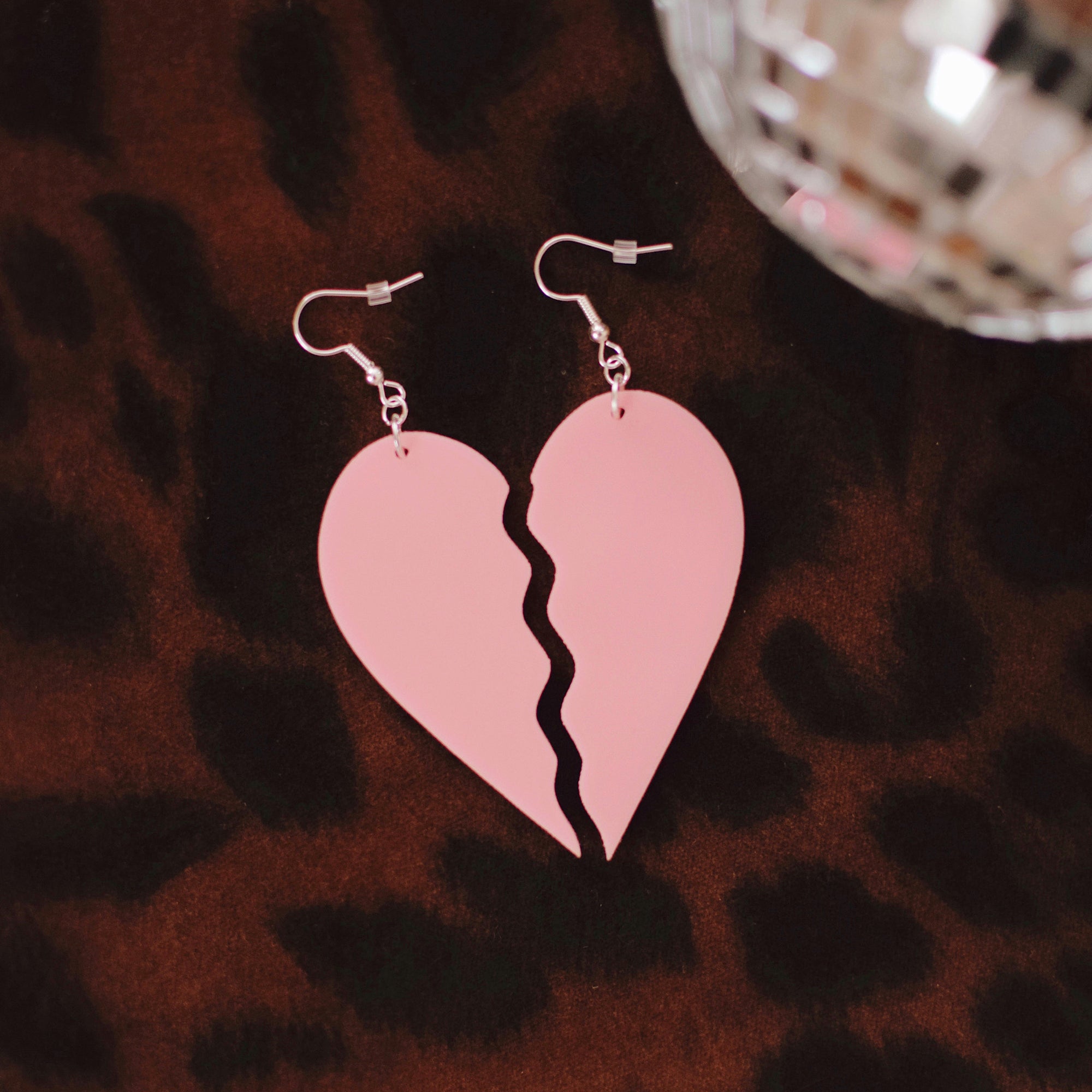Squiggle Heart earrings