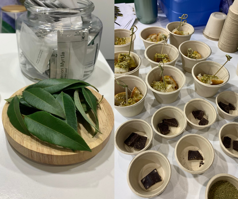 australian native products fresh leaf dukkah chocolate