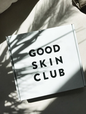 book with good skin club written on front cover