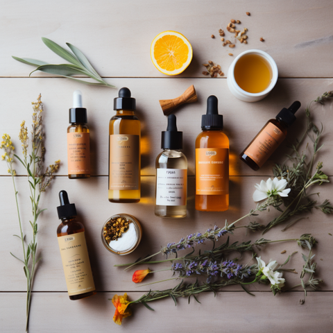 natural skincare product range