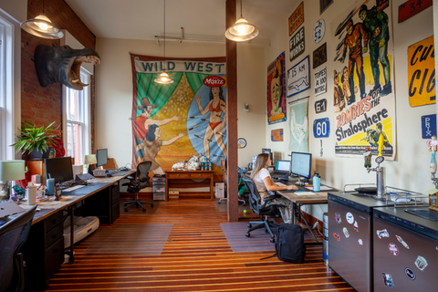 In Moxie Sozo's office, creativity overflows