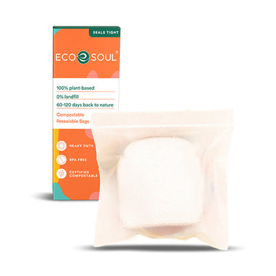 Ecosoul Home - Trash Bags 8 Gallon Compostable (Pack of 25, 8-Count)