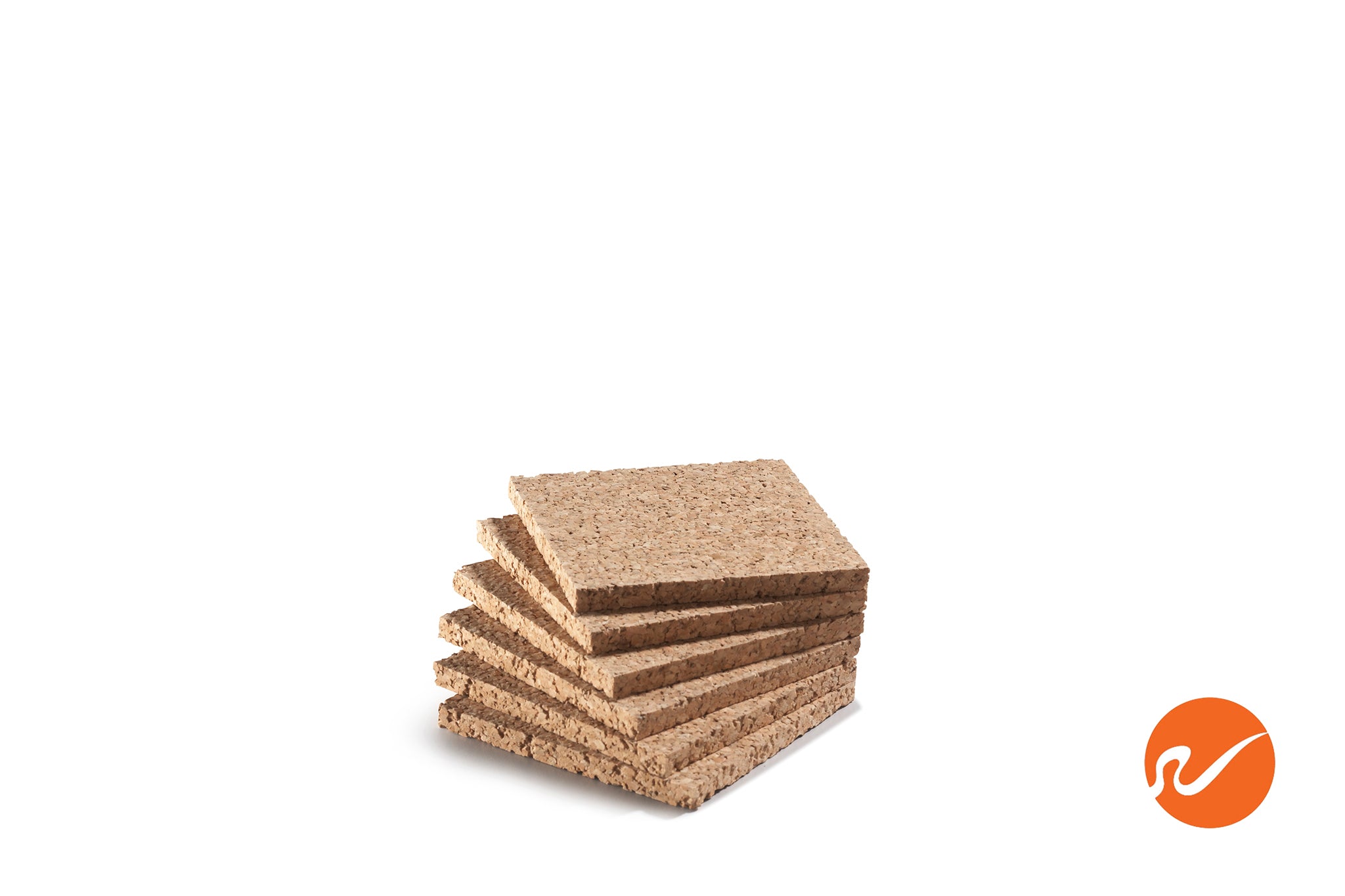 1/2 extra thick Square Cork Coasters