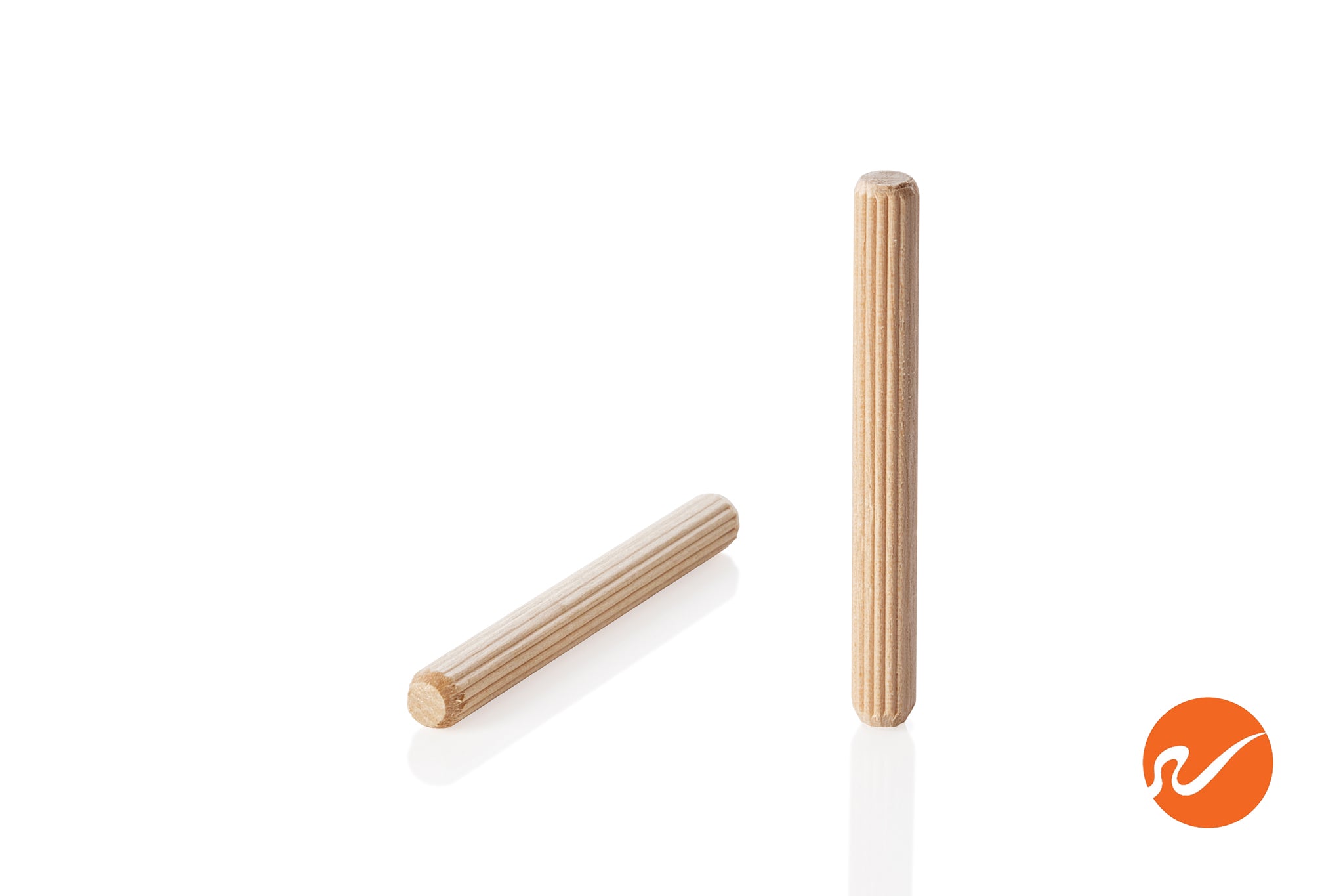 Wood Dowel Pins - 5/16” x 2-1/2 Multi-Groove