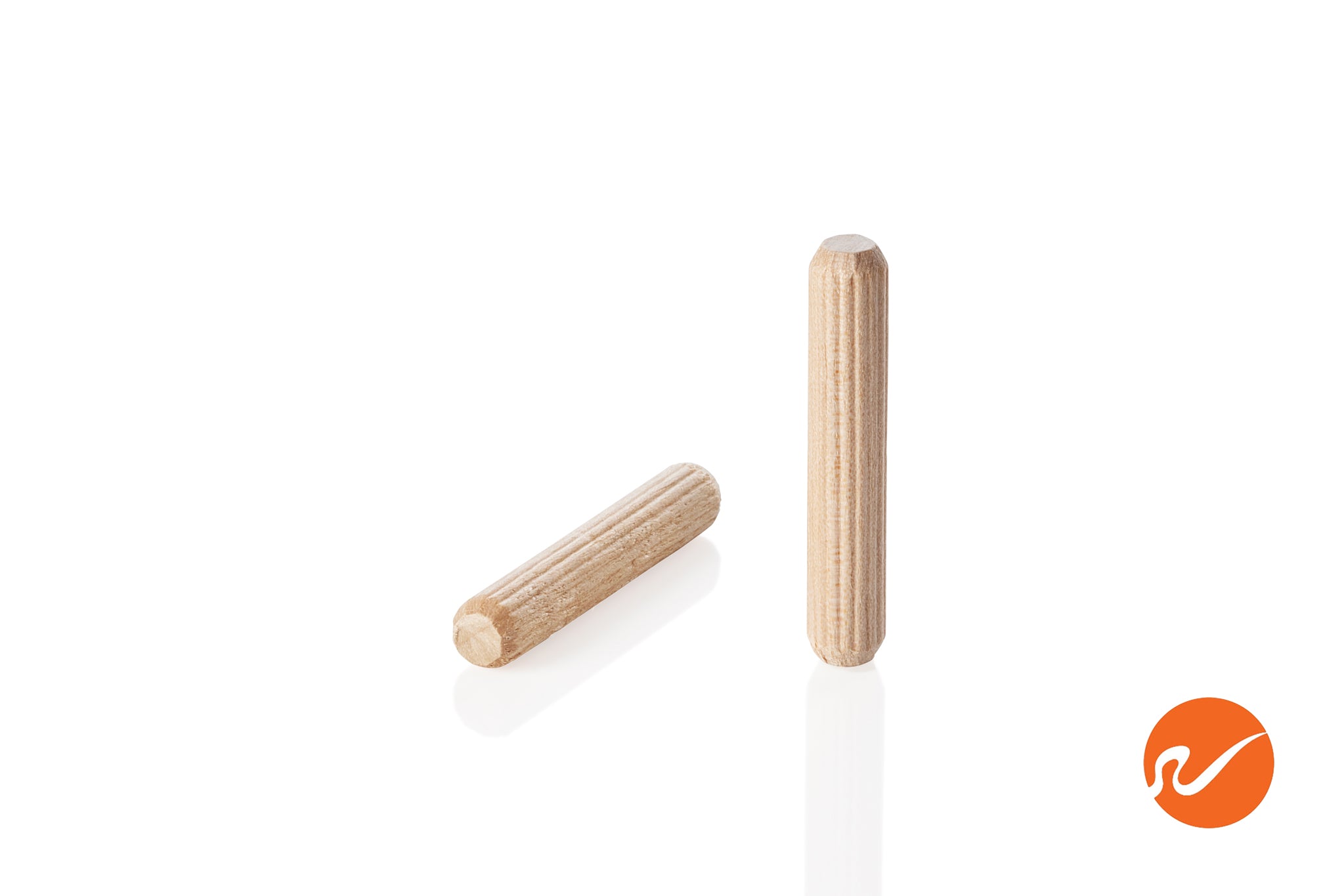 Wood Dowel Pins - 1/4 x 1-1/2 Multi-Groove