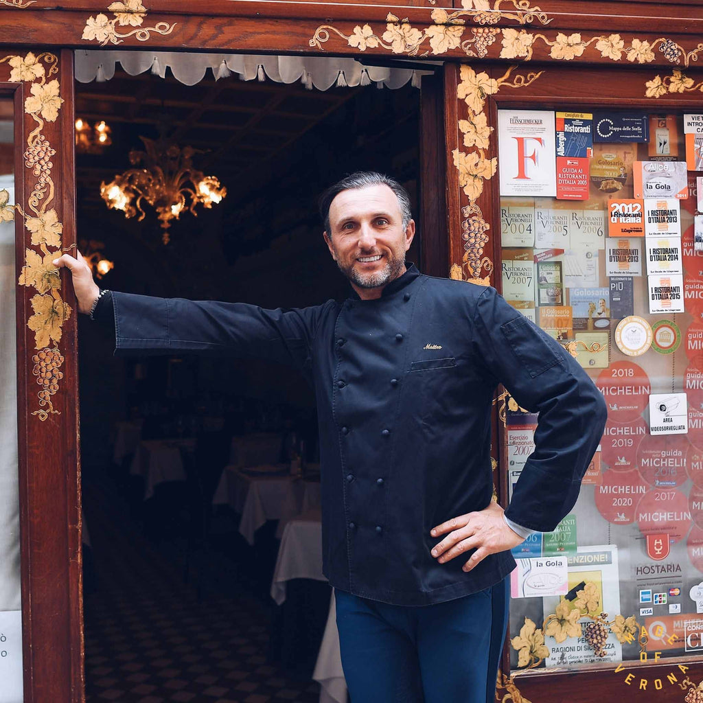 Matteo Barca della trattoria i 3 Marchetti a Verona