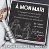 Collier De Perles De Nom De Famille Personnalisé - La Famille - À Mon Mari - Te Manquer Est Mon Hobby - Frglma14001
