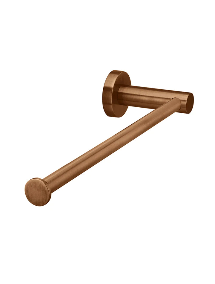 Meir Round Guest Towel Rail - Lustre Bronze