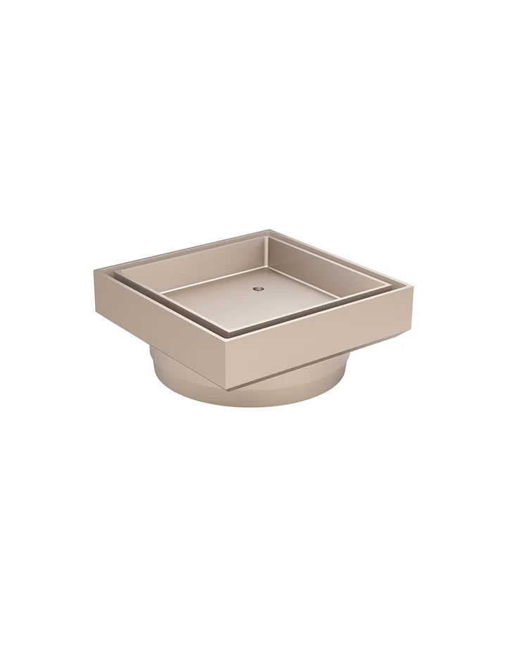 Meir Shower Waste with Tile Insert - Champagne