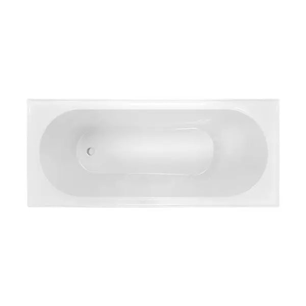 Decina Turin Inset Bath 1510/1665/1790mm - Gloss White