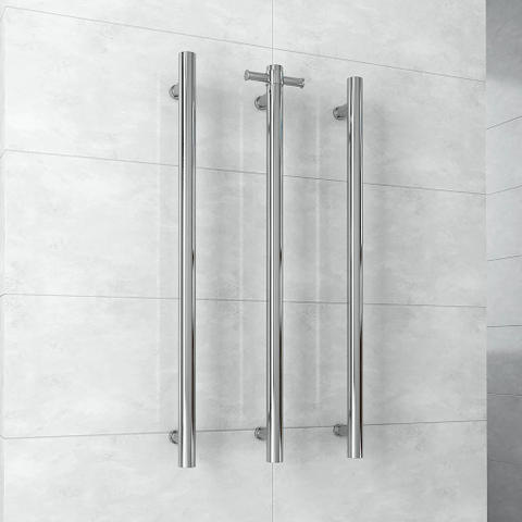 Stainless steel towel rail