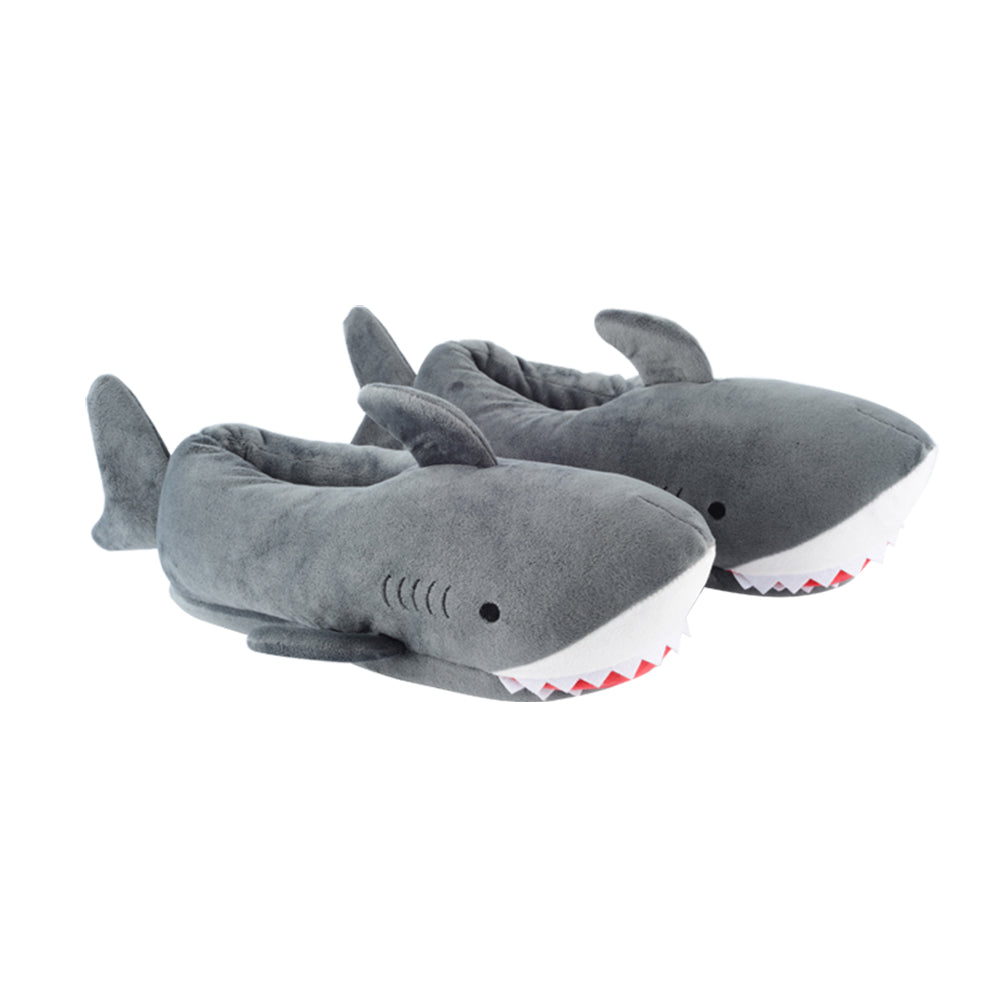 Cozy Fleece Shark Slippers slippers for men plush sne