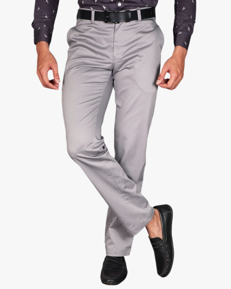 Buy Burton Slim Fit Light Grey Textured Suit Trousers In Grey | 6thStreet  Qatar