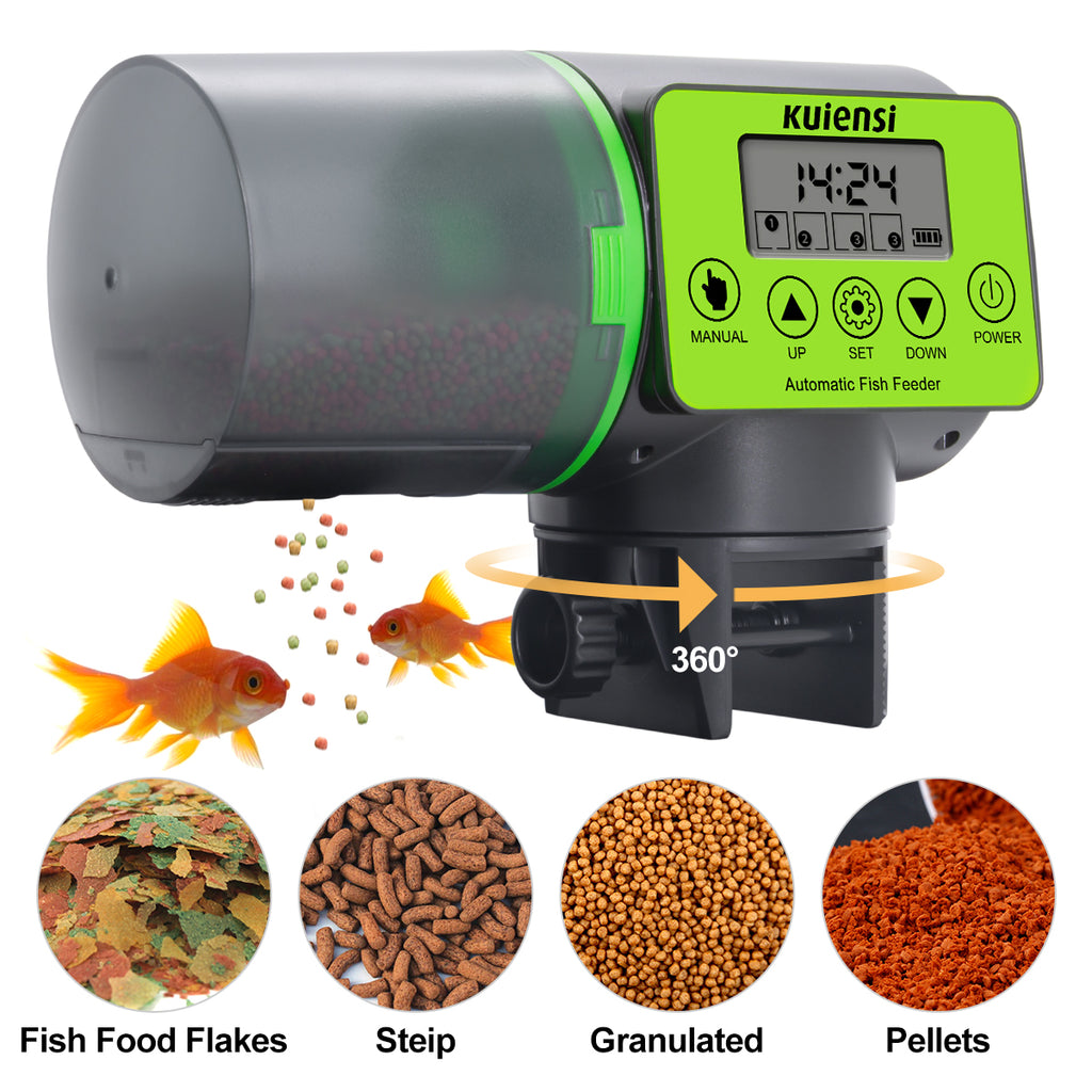 kuiensi automatic fish feeder