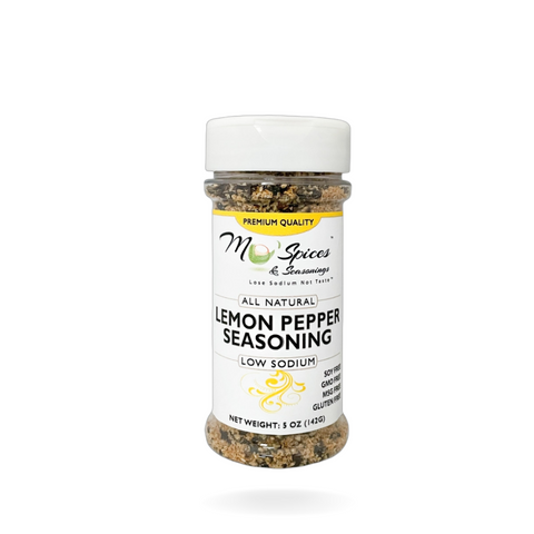 Mo'Spices & Seasonings - Seasoned Sea Salt, Low Sodium, All Purpose - 8 oz  bottle