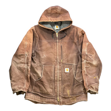 Load image into Gallery viewer, Vintage Carhartt Hooded Jacket (Brown)
