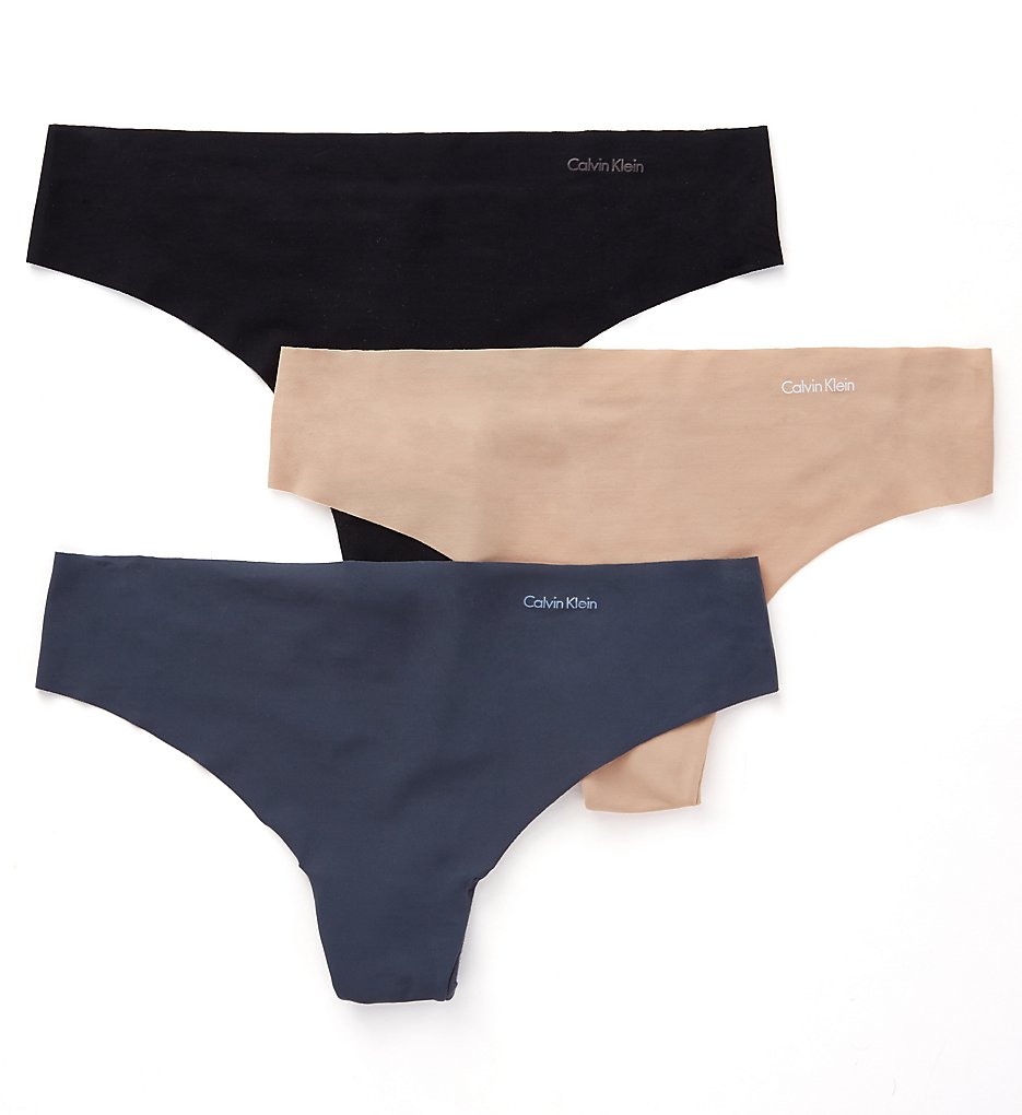 Calvin Klein Invisibles 3-Pack Seamless Thong – OADUS
