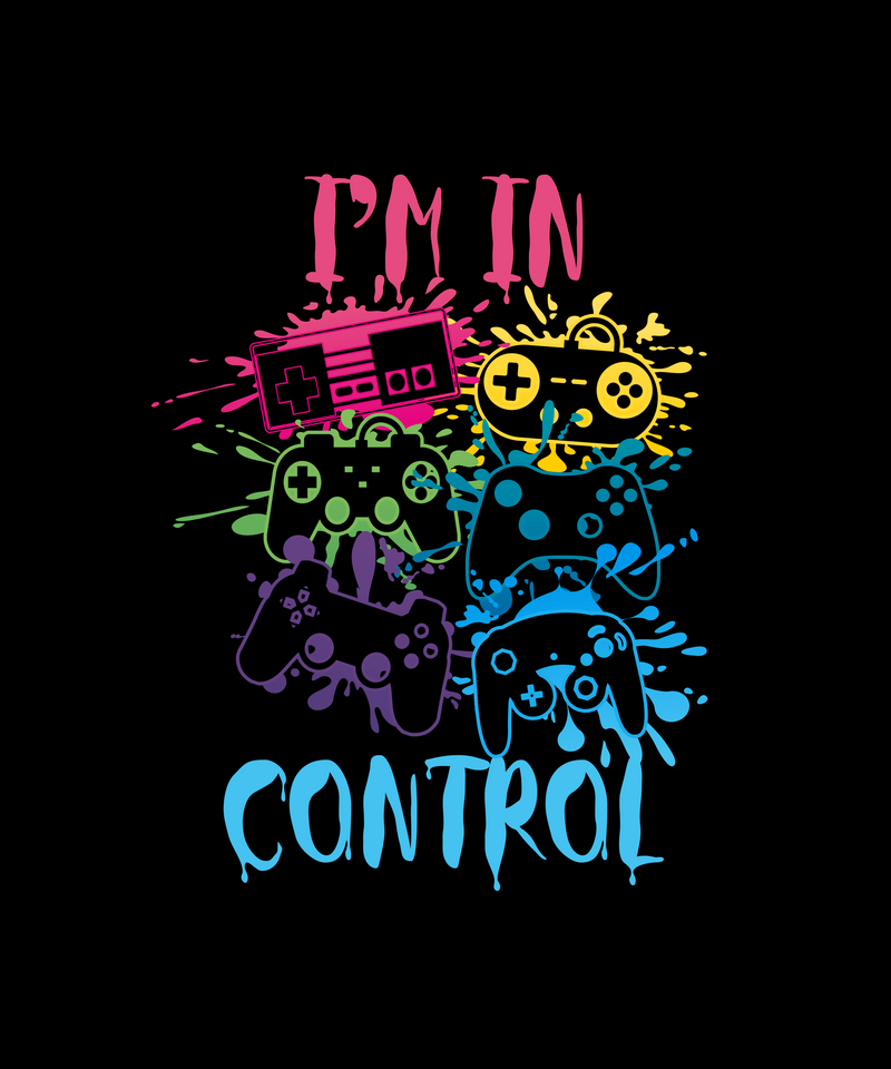 Control All The Things Video Game Controller Sweatshirt Mockup 2