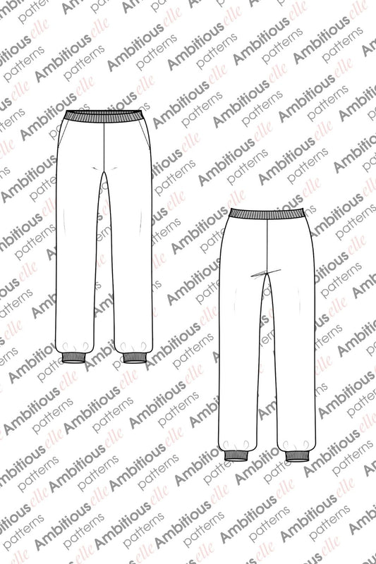 Slim Fit High Waisted Pants Doretta Digital Download PDF - Etsy Finland