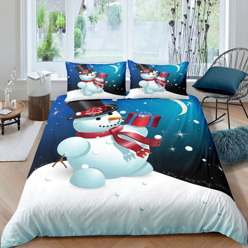 snowman bedding double