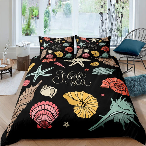 Fish Pattern Bedding Set Fish Anatomy Design Duvet Cover For Kids