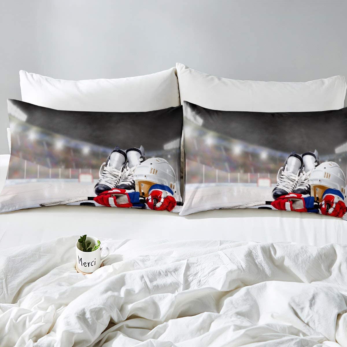 hockey duvet cover